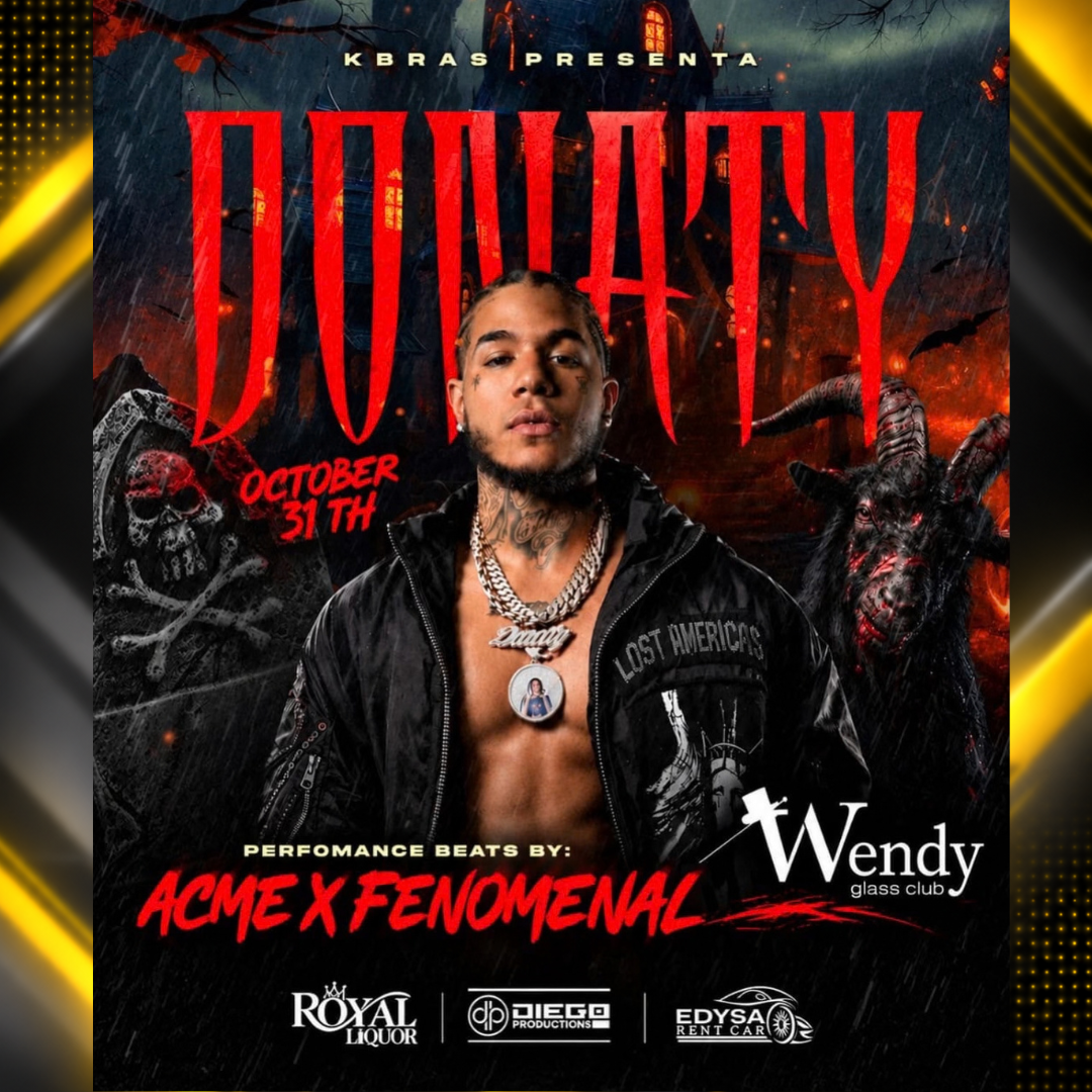 Afiche de Donaty en Wendy Glass Club | 31-10-2026