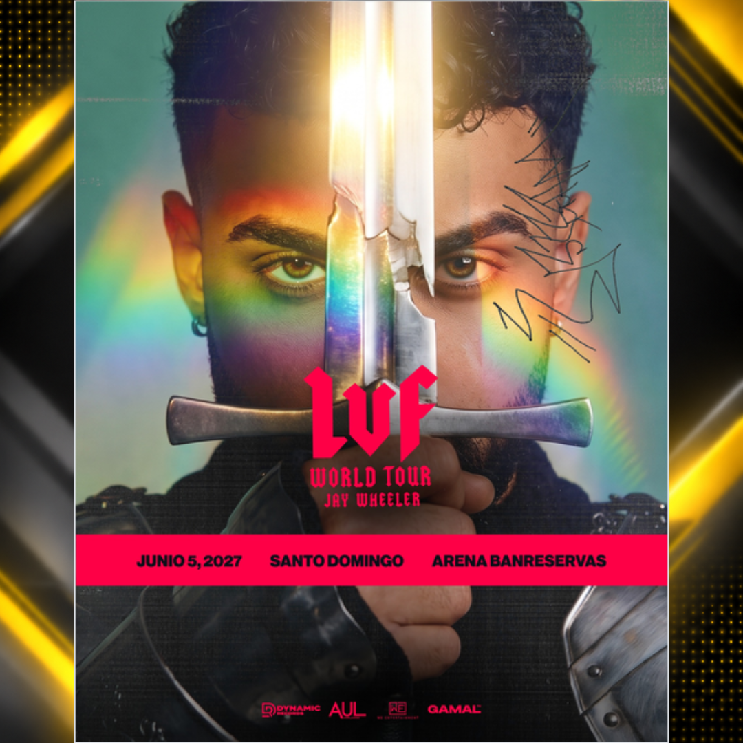 Afiche de Jay Wheeler en Arena Banreservas – LVF World Tour | 05-06-2027