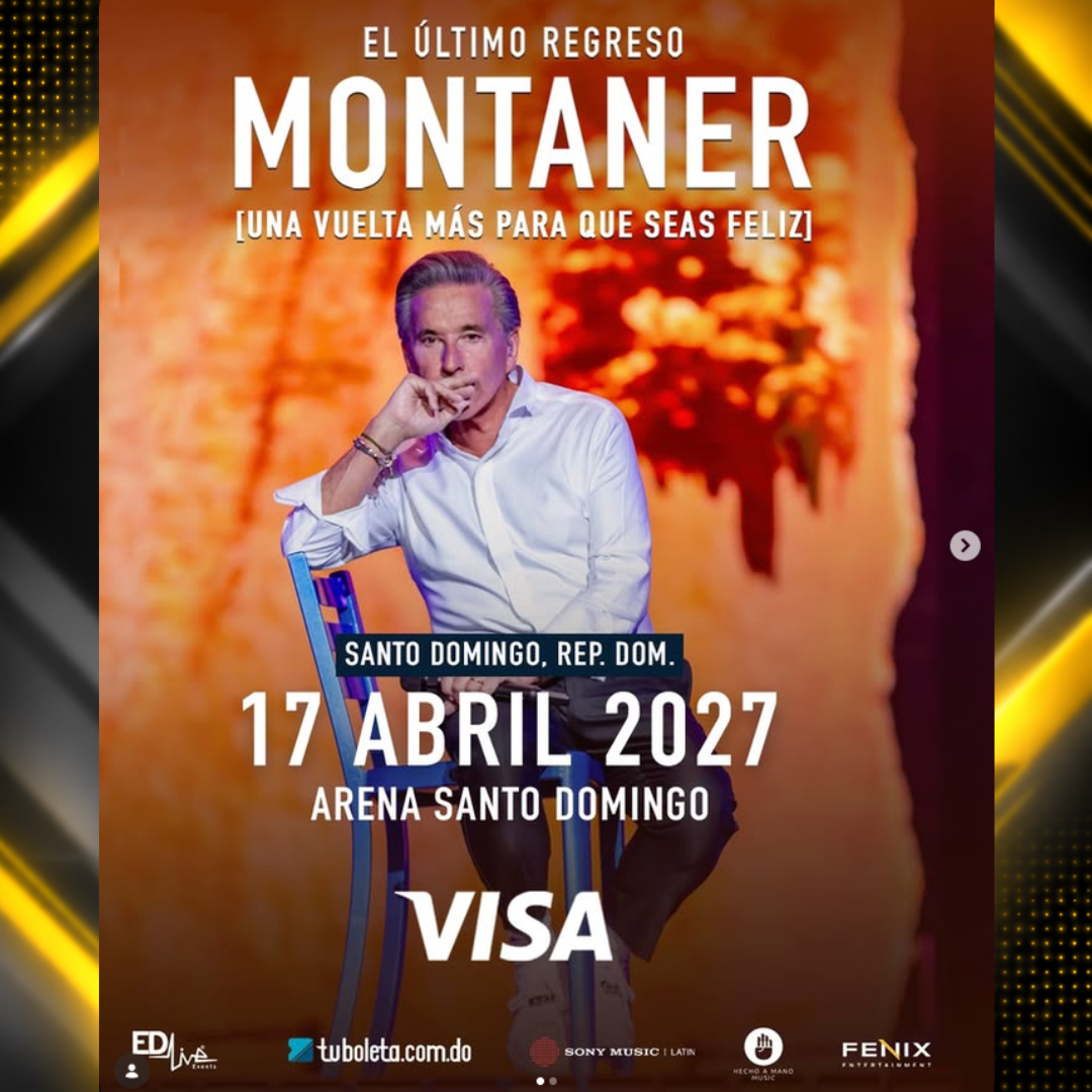 Afiche de Ricardo Montaner llega a Santo Domingo con “El Último Regreso” | 17-04-2027